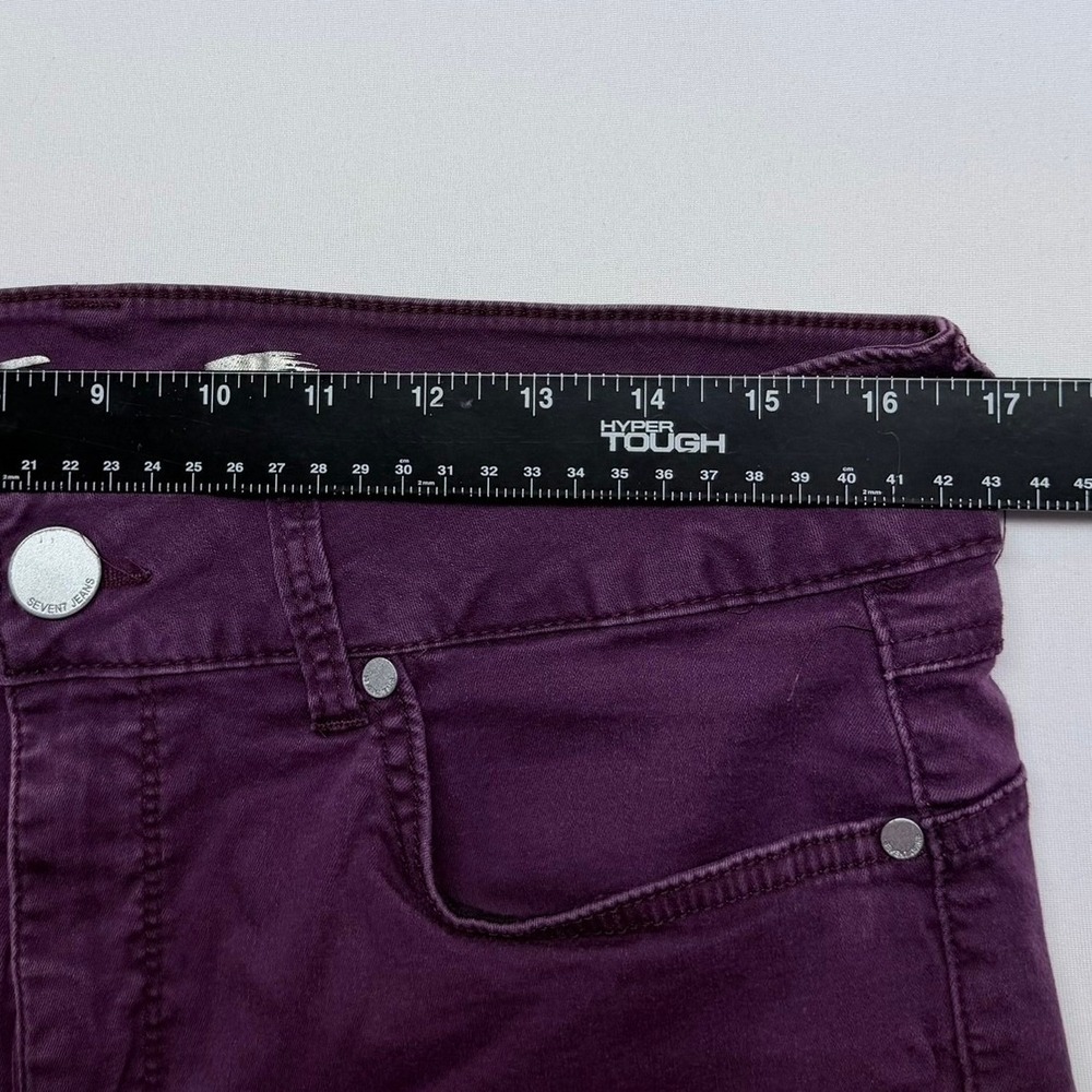 Seven7 Women's Skinny Jeans - Deep Purple - Picture 6 of 9